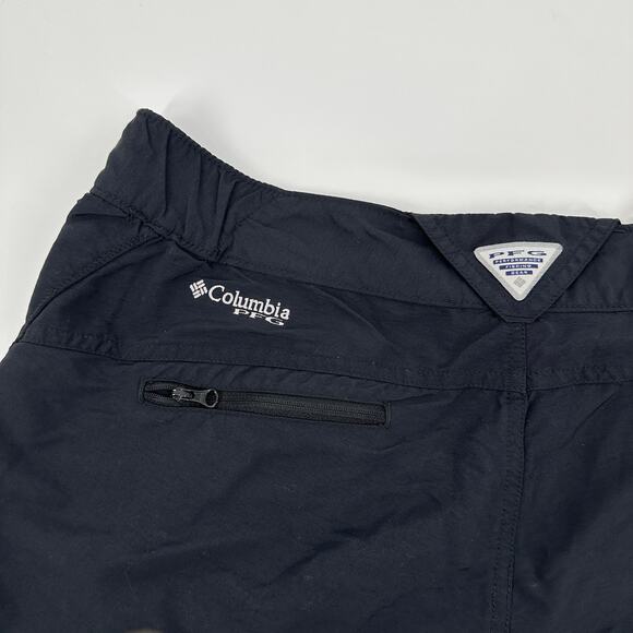 Columbia PFG Coral Point III Black Womens Outdoors Performance UPF50 Shorts Lrg - Picture 7 of 9